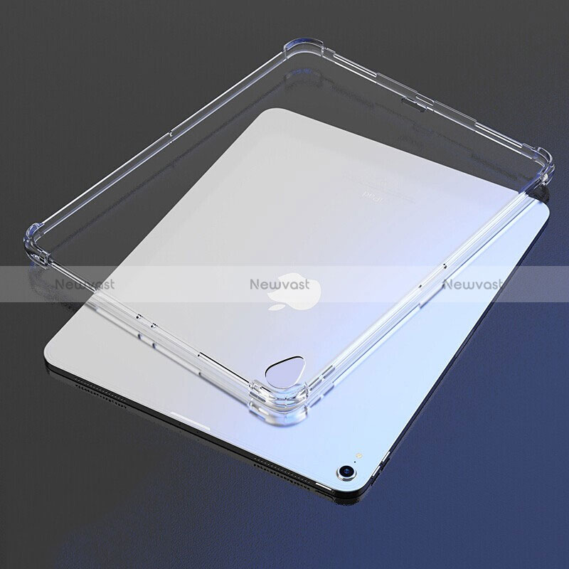 Ultra-thin Transparent TPU Soft Case T07 for Apple iPad Air 4 10.9 (2020) Clear