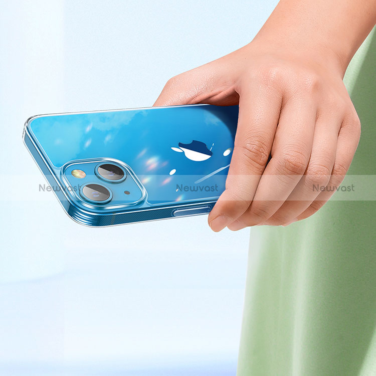 Ultra-thin Transparent TPU Soft Case T07 for Apple iPhone 15 Clear