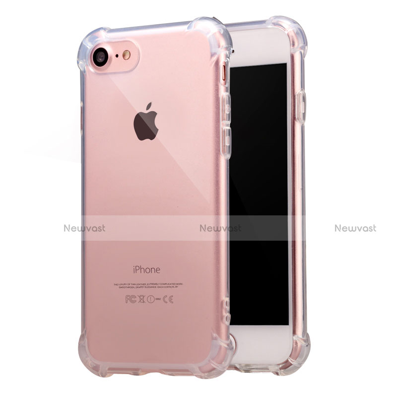 Ultra-thin Transparent TPU Soft Case T07 for Apple iPhone 8 Clear