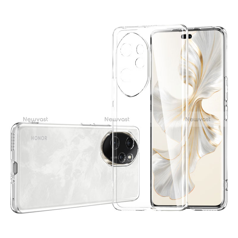 Ultra-thin Transparent TPU Soft Case T07 for Huawei Honor 100 Pro 5G Clear