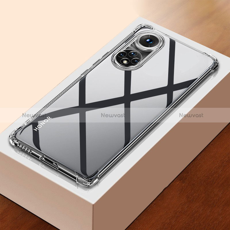 Ultra-thin Transparent TPU Soft Case T07 for Huawei Honor 50 5G Clear