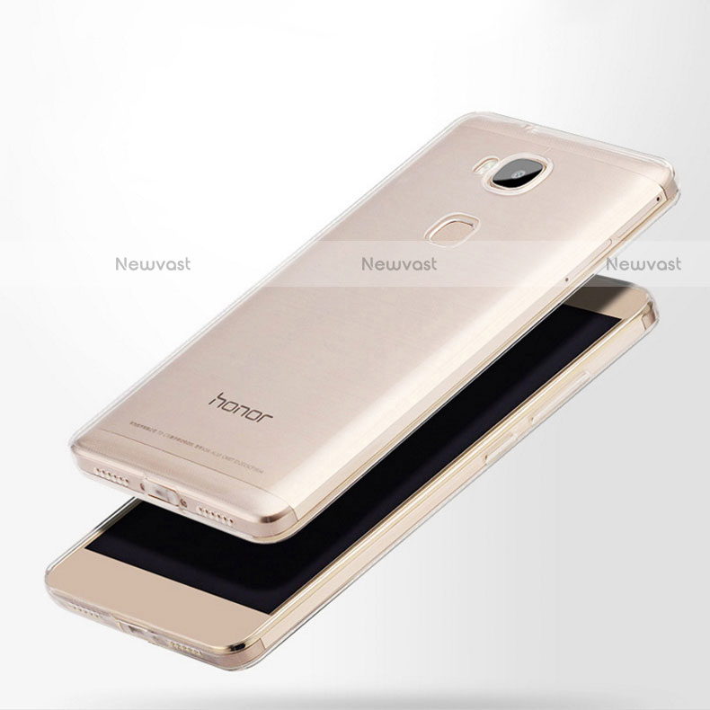 Ultra-thin Transparent TPU Soft Case T07 for Huawei Honor 5X Clear