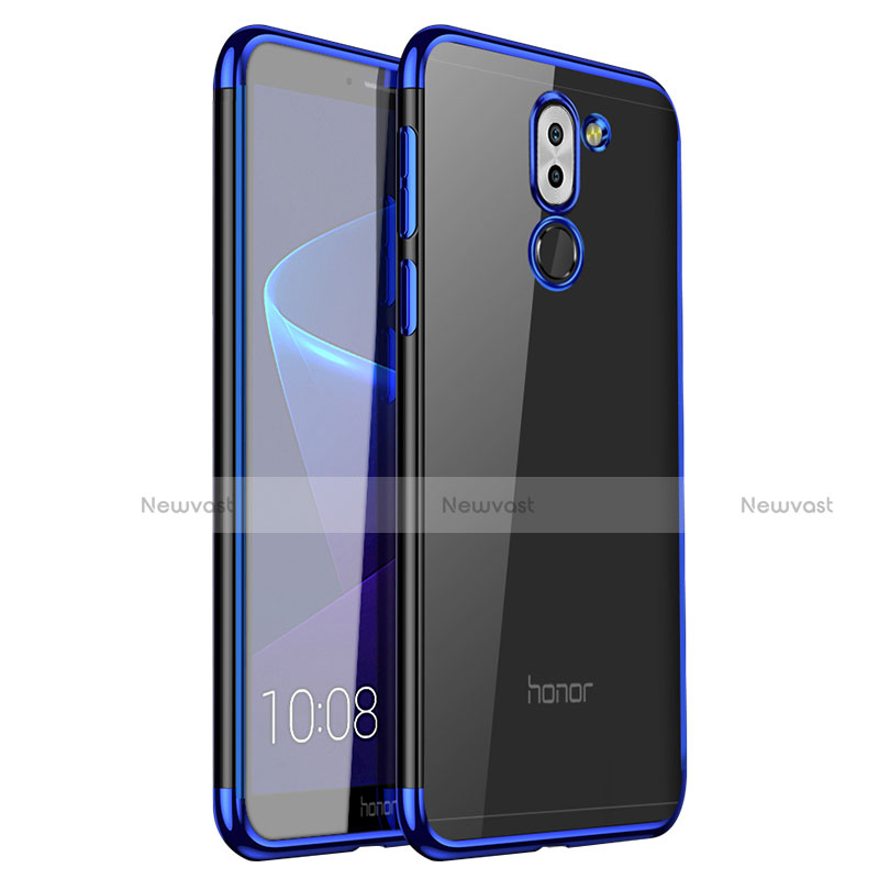 Ultra-thin Transparent TPU Soft Case T07 for Huawei Honor 6X Pro Blue