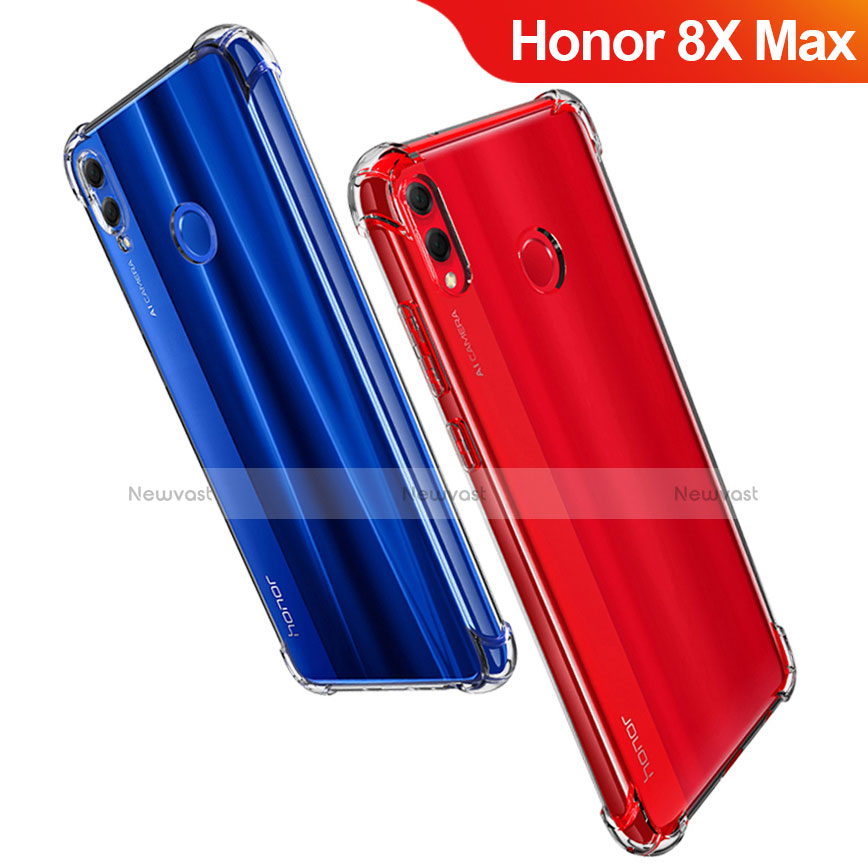 Ultra-thin Transparent TPU Soft Case T07 for Huawei Honor 8X Max Clear