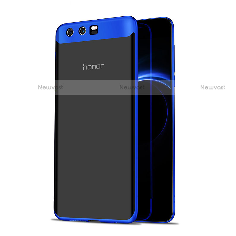 Ultra-thin Transparent TPU Soft Case T07 for Huawei Honor 9 Blue