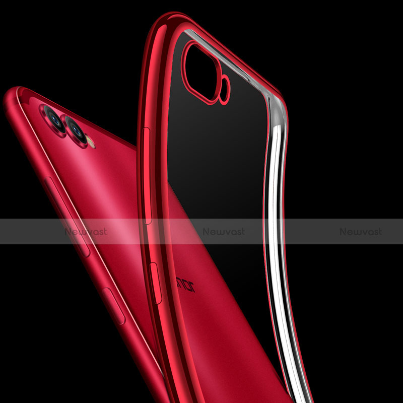 Ultra-thin Transparent TPU Soft Case T07 for Huawei Honor View 10 Red