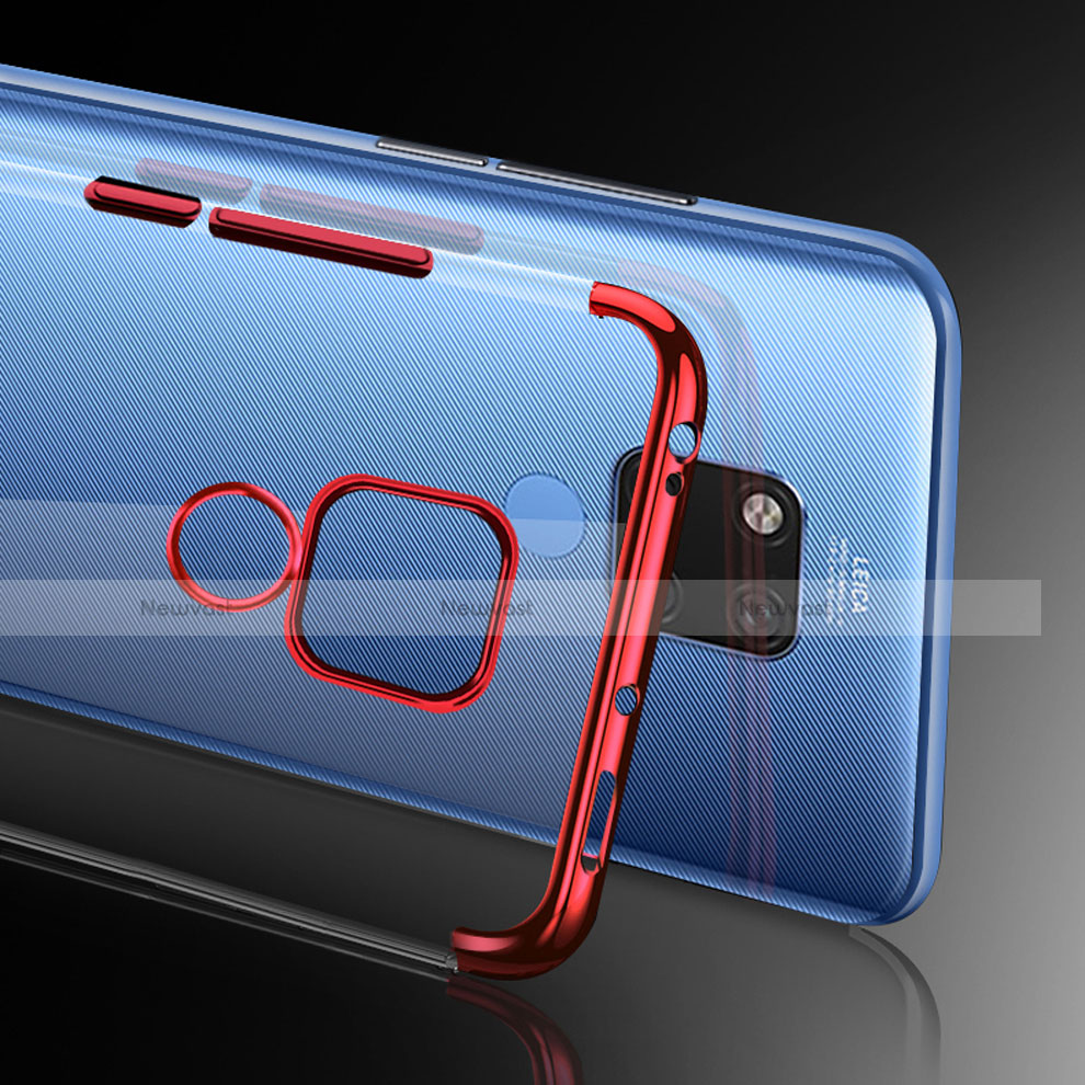 Ultra-thin Transparent TPU Soft Case T07 for Huawei Mate 20 X Red