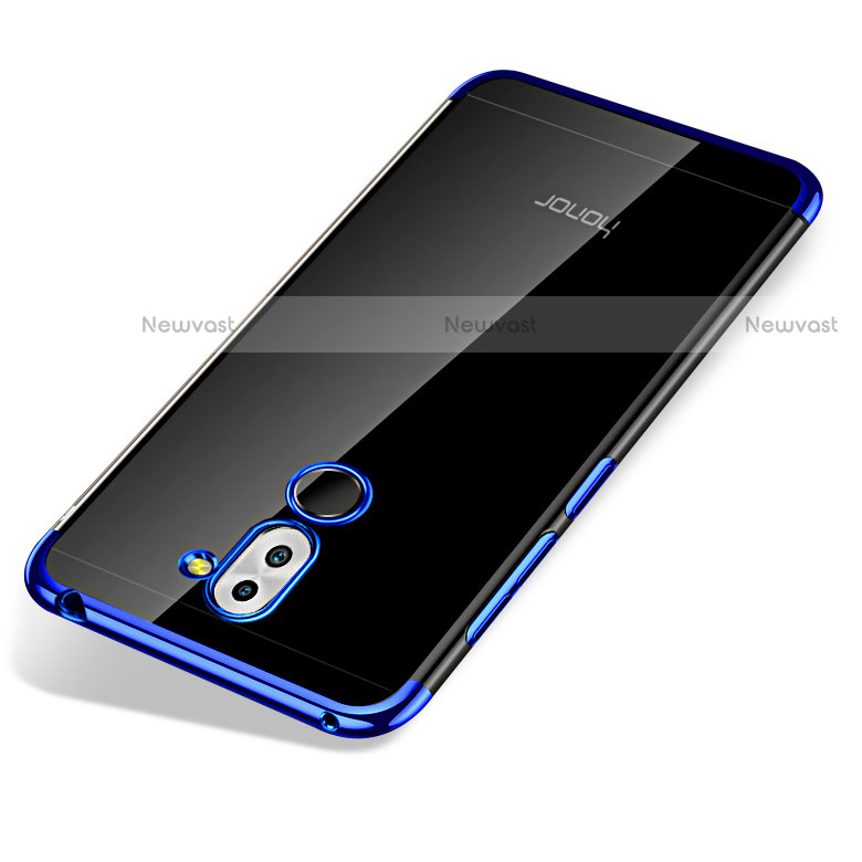 Ultra-thin Transparent TPU Soft Case T07 for Huawei Mate 9 Lite Blue