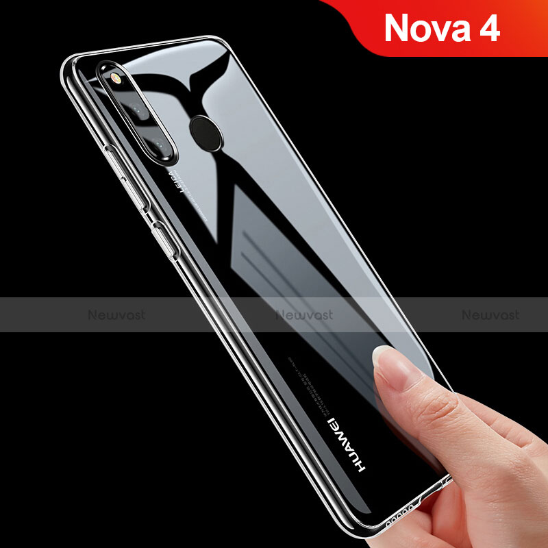 Ultra-thin Transparent TPU Soft Case T07 for Huawei Nova 4 Clear