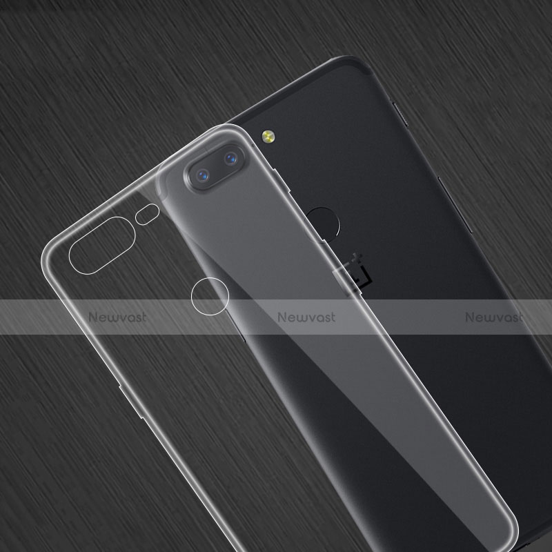 Ultra-thin Transparent TPU Soft Case T07 for OnePlus 5T A5010 Clear