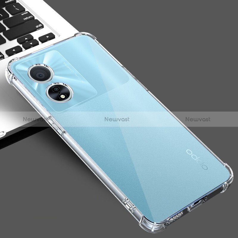Ultra-thin Transparent TPU Soft Case T07 for Oppo A1x 5G Clear