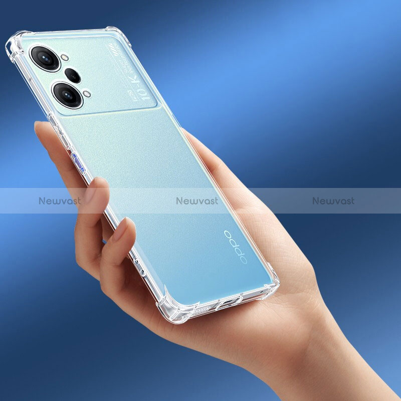 Ultra-thin Transparent TPU Soft Case T07 for Oppo K10 Pro 5G Clear