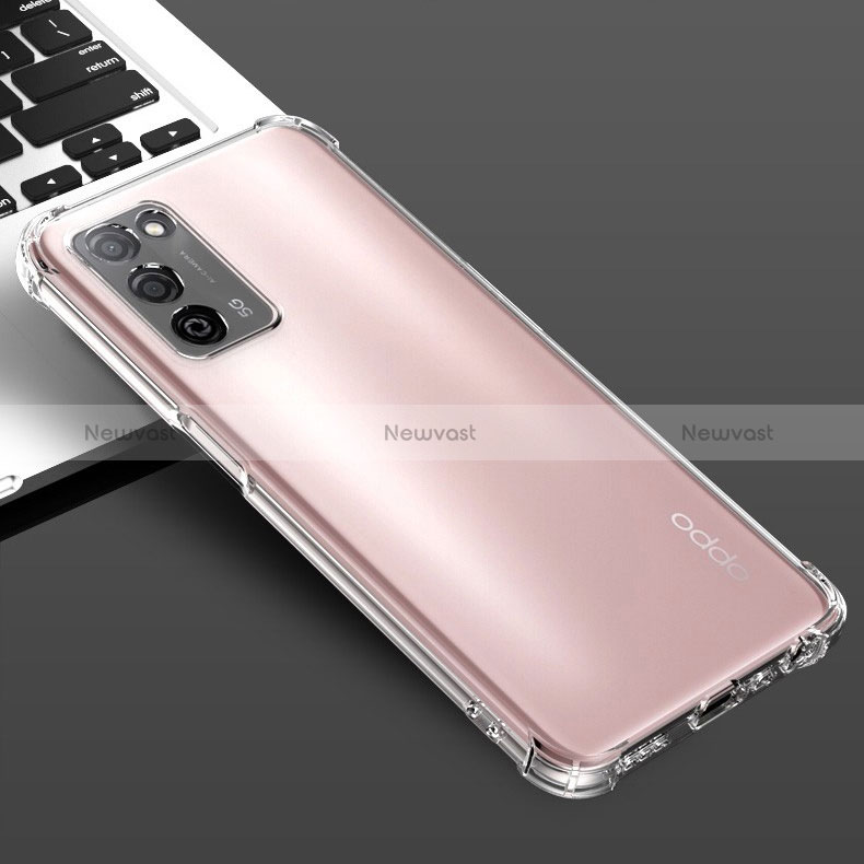 Ultra-thin Transparent TPU Soft Case T07 for Oppo K9S 5G Clear