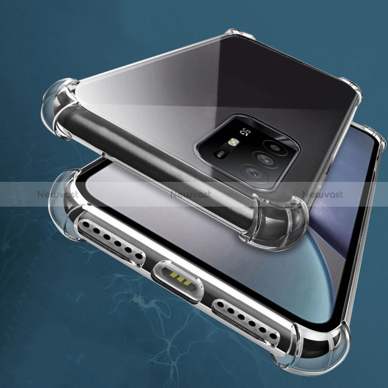 Ultra-thin Transparent TPU Soft Case T07 for Oppo Reno5 Z 5G Clear