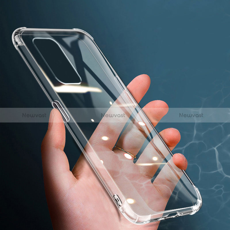 Ultra-thin Transparent TPU Soft Case T07 for Oppo Reno5 Z 5G Clear