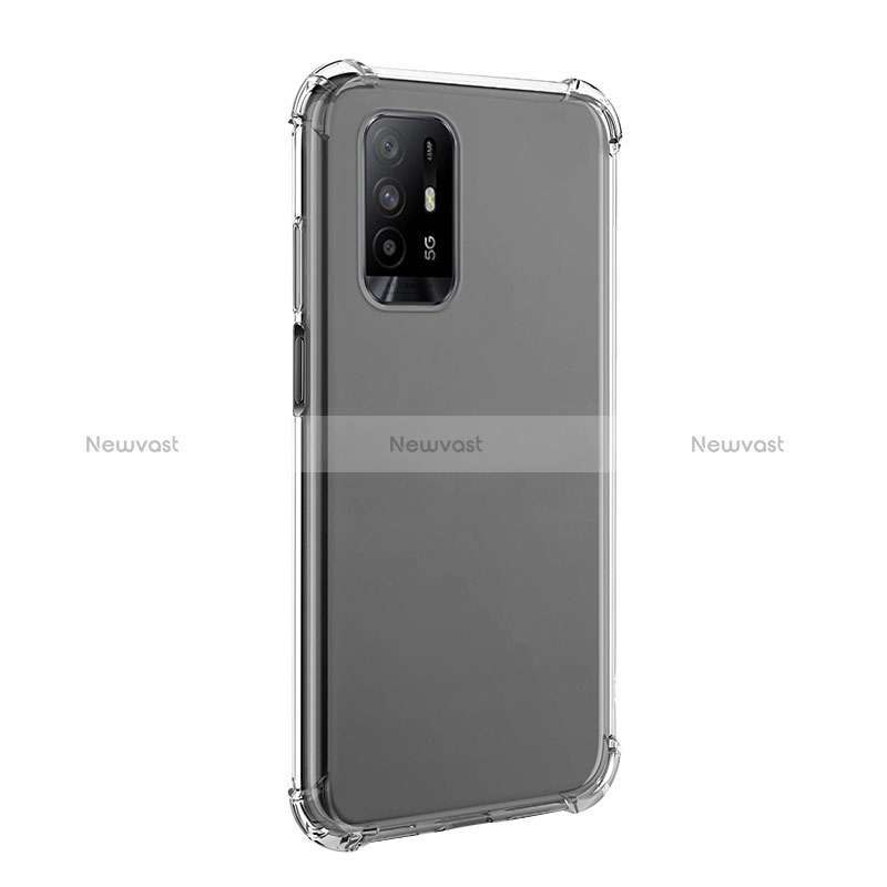 Ultra-thin Transparent TPU Soft Case T07 for Oppo Reno5 Z 5G Clear