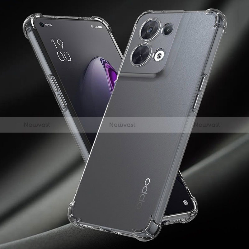 Ultra-thin Transparent TPU Soft Case T07 for Oppo Reno9 Pro+ Plus 5G Clear