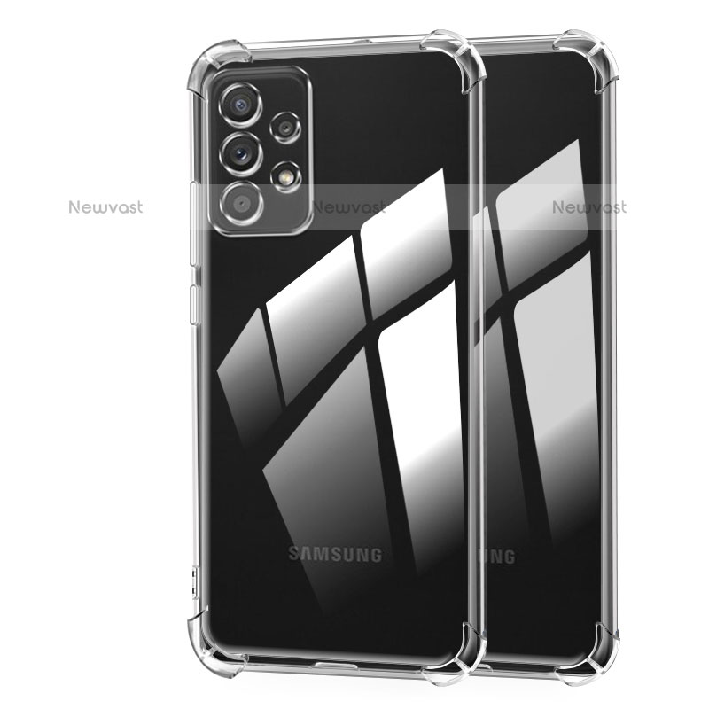 Ultra-thin Transparent TPU Soft Case T07 for Samsung Galaxy A23 5G Clear