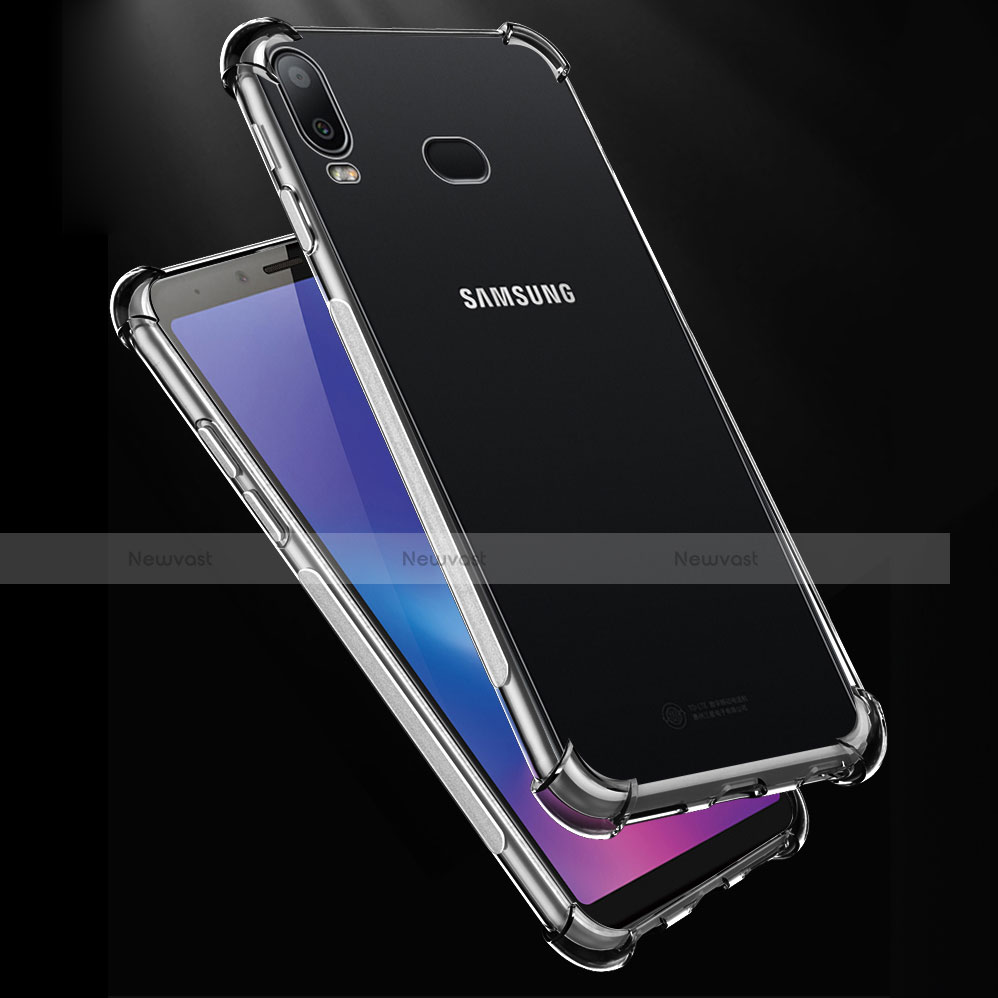 Ultra-thin Transparent TPU Soft Case T07 for Samsung Galaxy A6s Clear