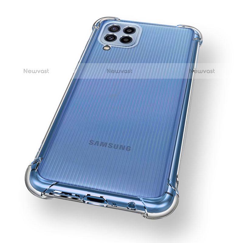 Ultra-thin Transparent TPU Soft Case T07 for Samsung Galaxy M32 4G Clear