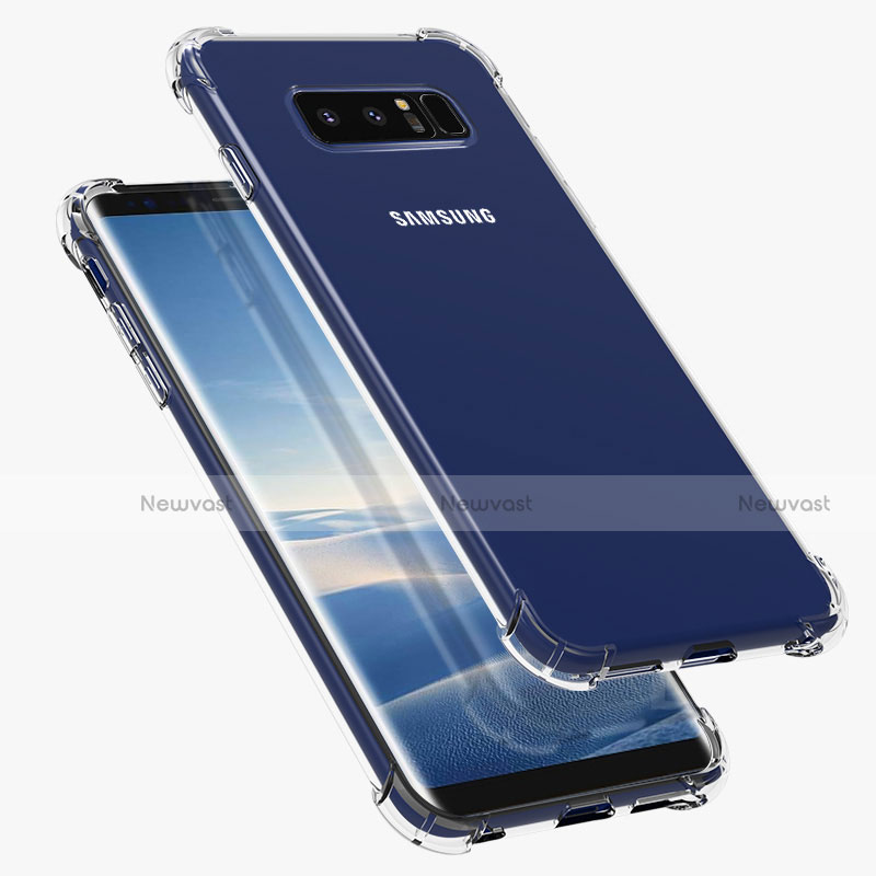 Ultra-thin Transparent TPU Soft Case T07 for Samsung Galaxy Note 8 Clear