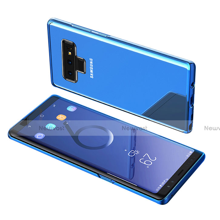 Ultra-thin Transparent TPU Soft Case T07 for Samsung Galaxy Note 9 Blue