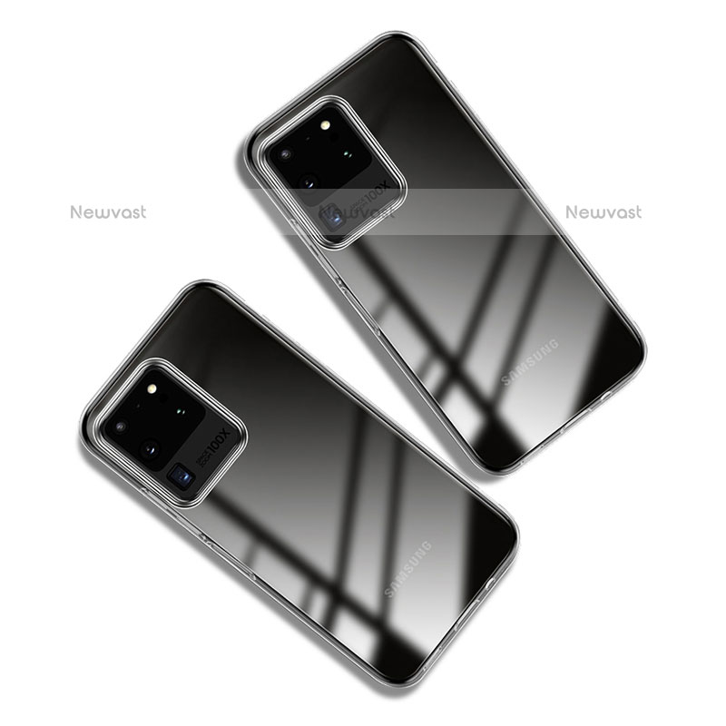 Ultra-thin Transparent TPU Soft Case T07 for Samsung Galaxy S20 Ultra Clear