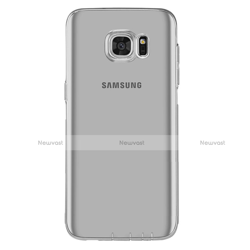 Ultra-thin Transparent TPU Soft Case T07 for Samsung Galaxy S7 Edge G935F Gray