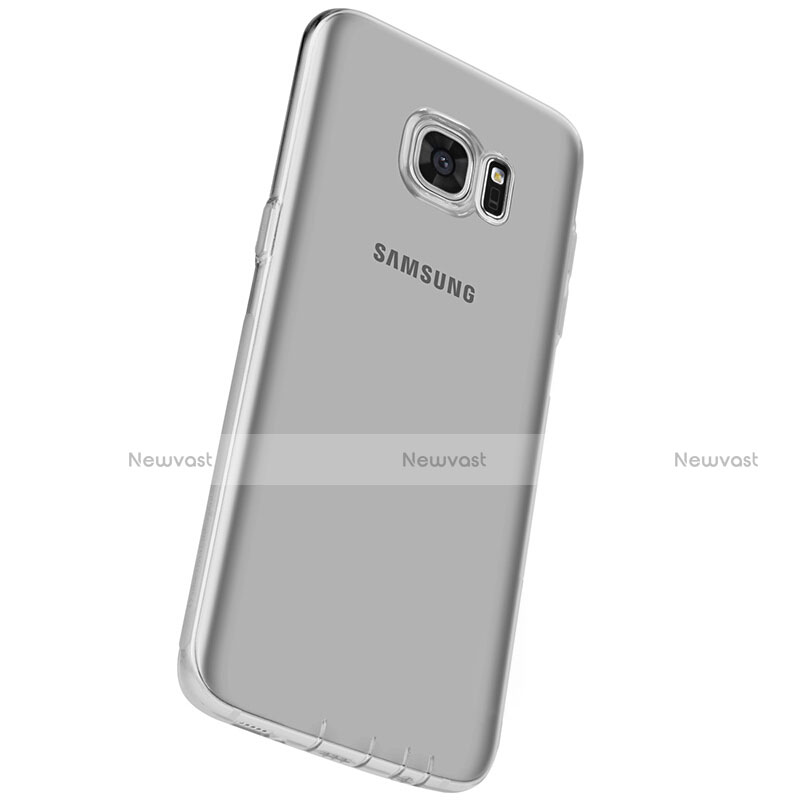 Ultra-thin Transparent TPU Soft Case T07 for Samsung Galaxy S7 Edge G935F Gray