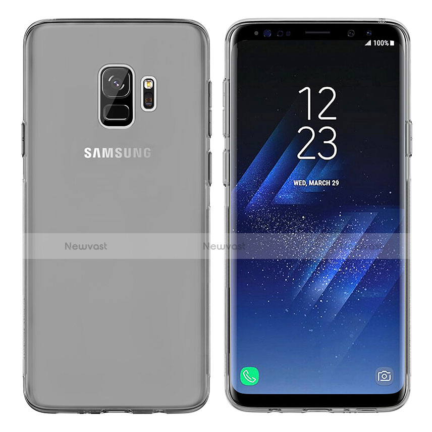 Ultra-thin Transparent TPU Soft Case T07 for Samsung Galaxy S9 Gray