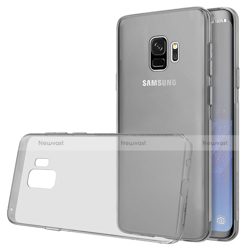 Ultra-thin Transparent TPU Soft Case T07 for Samsung Galaxy S9 Gray