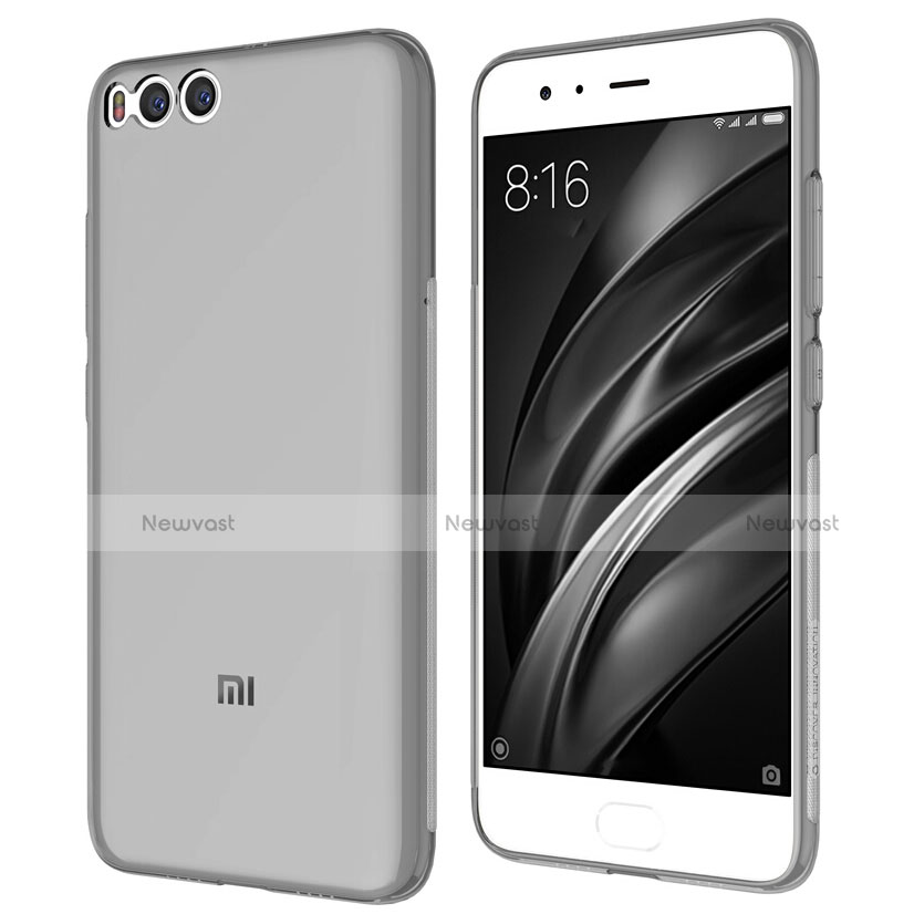 Ultra-thin Transparent TPU Soft Case T07 for Xiaomi Mi 6 Gray