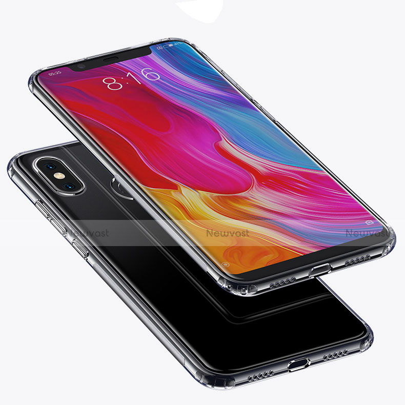 Ultra-thin Transparent TPU Soft Case T07 for Xiaomi Mi 8 Clear