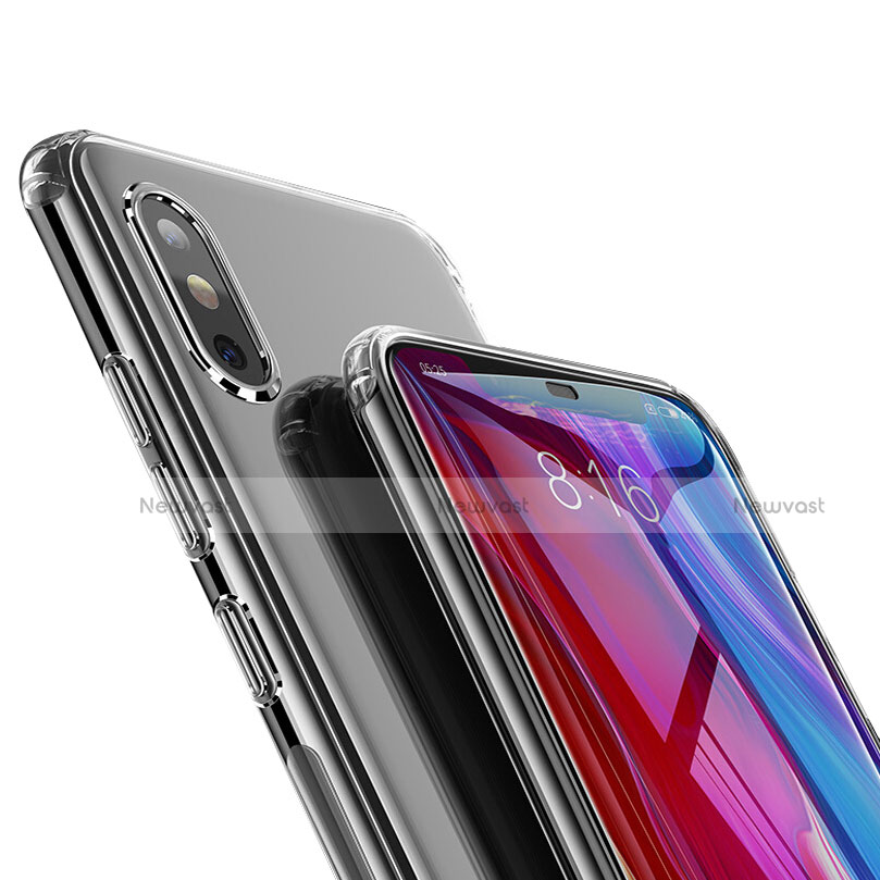 Ultra-thin Transparent TPU Soft Case T07 for Xiaomi Mi 8 Clear