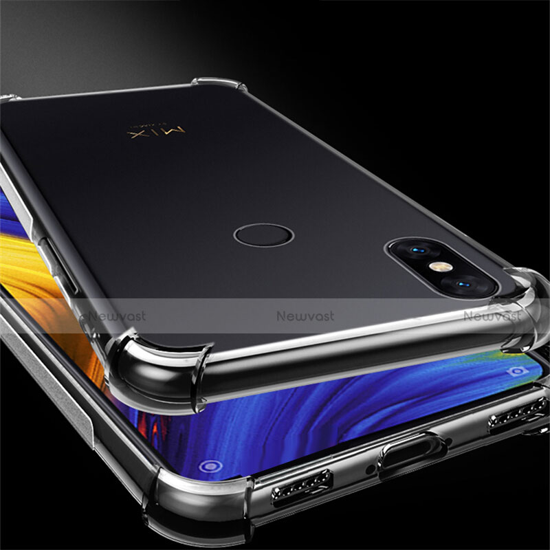 Ultra-thin Transparent TPU Soft Case T07 for Xiaomi Mi Mix 3 Clear