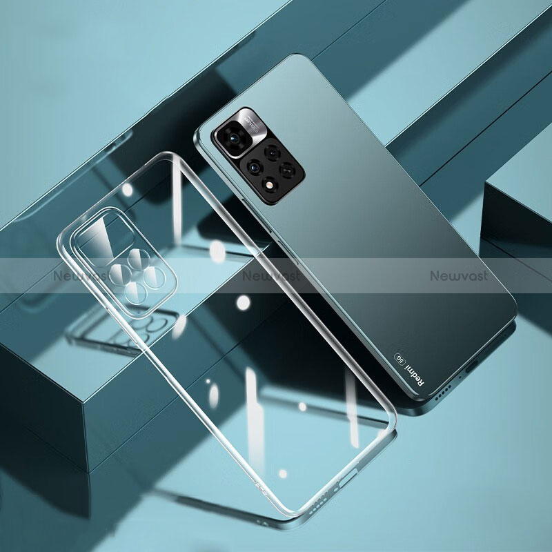 Ultra-thin Transparent TPU Soft Case T07 for Xiaomi Poco M4 Pro 5G Clear