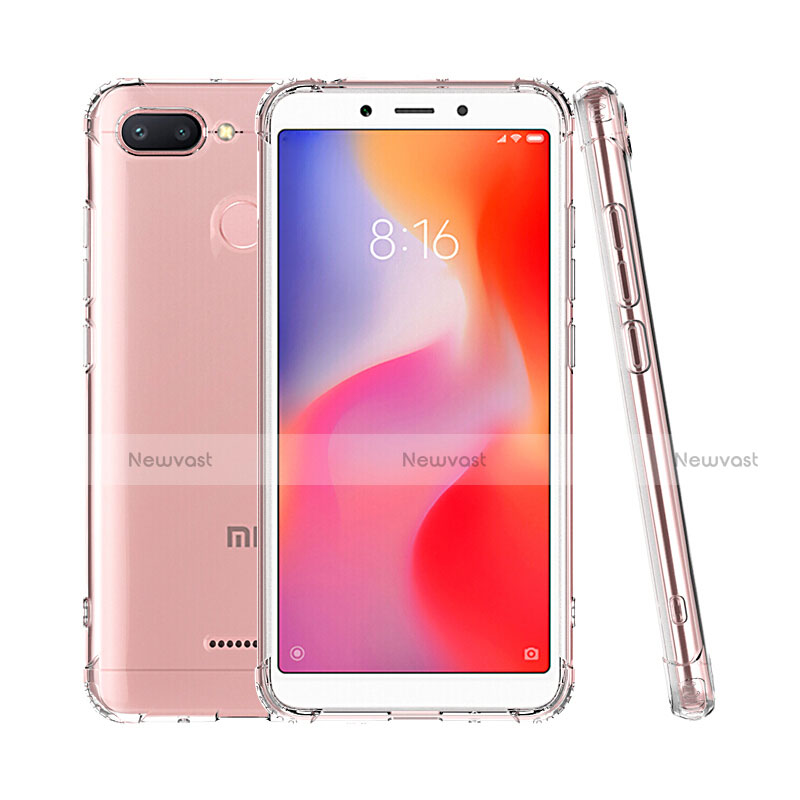 Ultra-thin Transparent TPU Soft Case T07 for Xiaomi Redmi 6 Clear