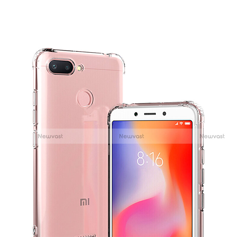 Ultra-thin Transparent TPU Soft Case T07 for Xiaomi Redmi 6 Clear