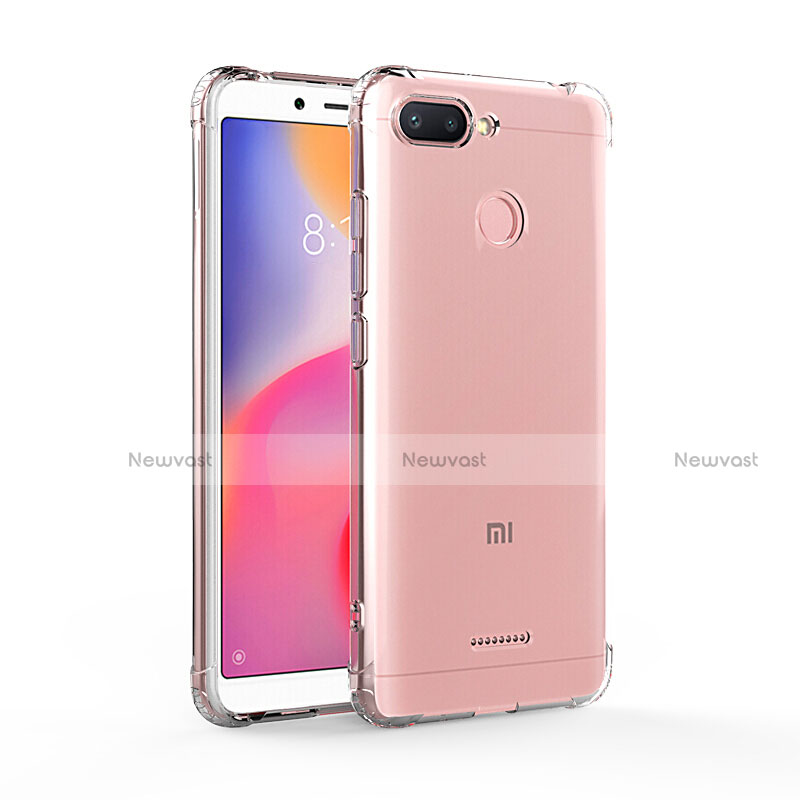 Ultra-thin Transparent TPU Soft Case T07 for Xiaomi Redmi 6 Clear