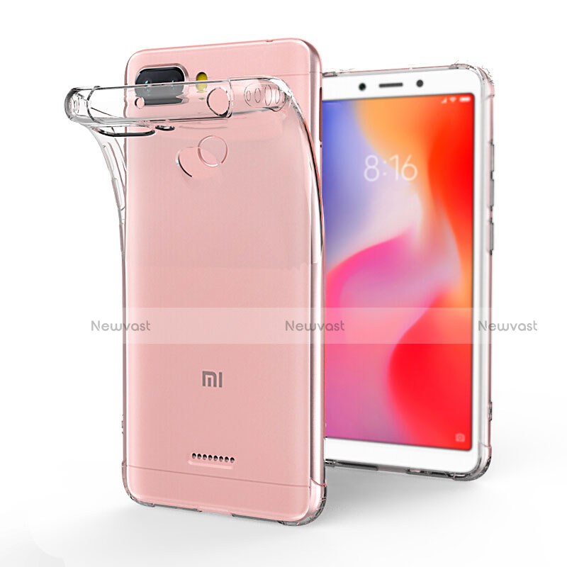 Ultra-thin Transparent TPU Soft Case T07 for Xiaomi Redmi 6 Clear