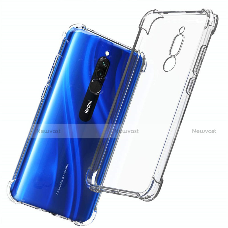 Ultra-thin Transparent TPU Soft Case T07 for Xiaomi Redmi 8 Clear