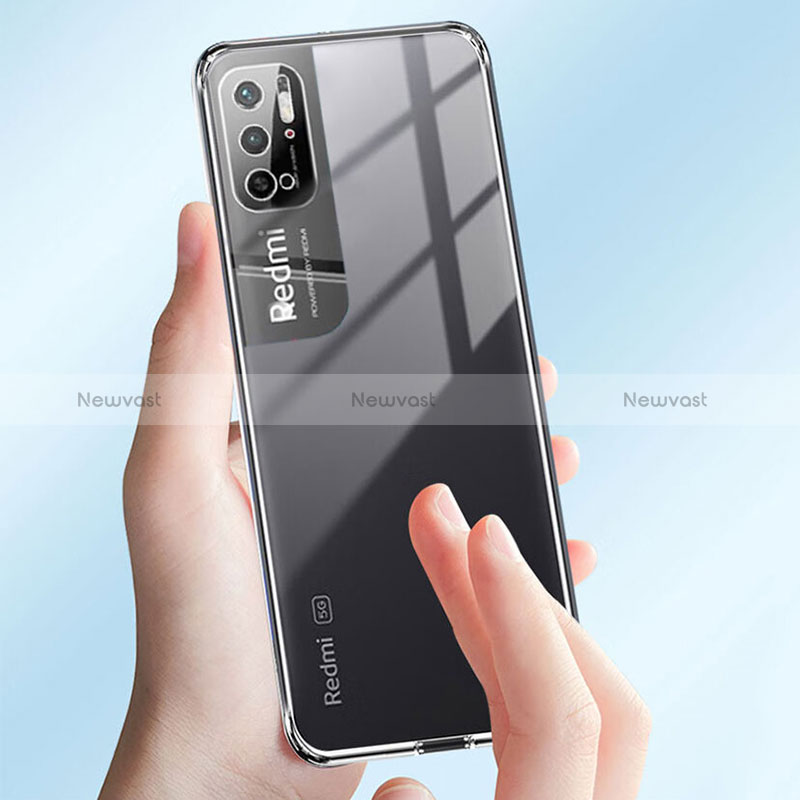 Ultra-thin Transparent TPU Soft Case T07 for Xiaomi Redmi Note 10T 5G Clear