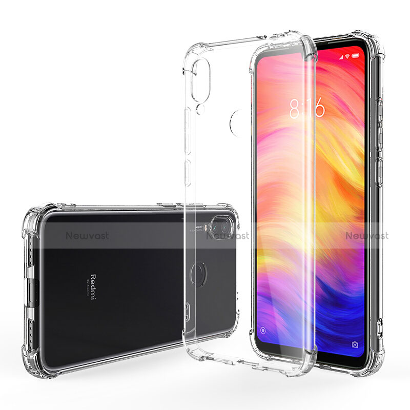 Ultra-thin Transparent TPU Soft Case T07 for Xiaomi Redmi Note 7 Clear