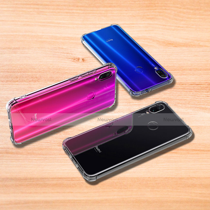 Ultra-thin Transparent TPU Soft Case T07 for Xiaomi Redmi Note 7 Clear