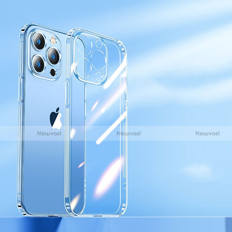 Ultra-thin Transparent TPU Soft Case T08 for Apple iPhone 16 Pro Clear