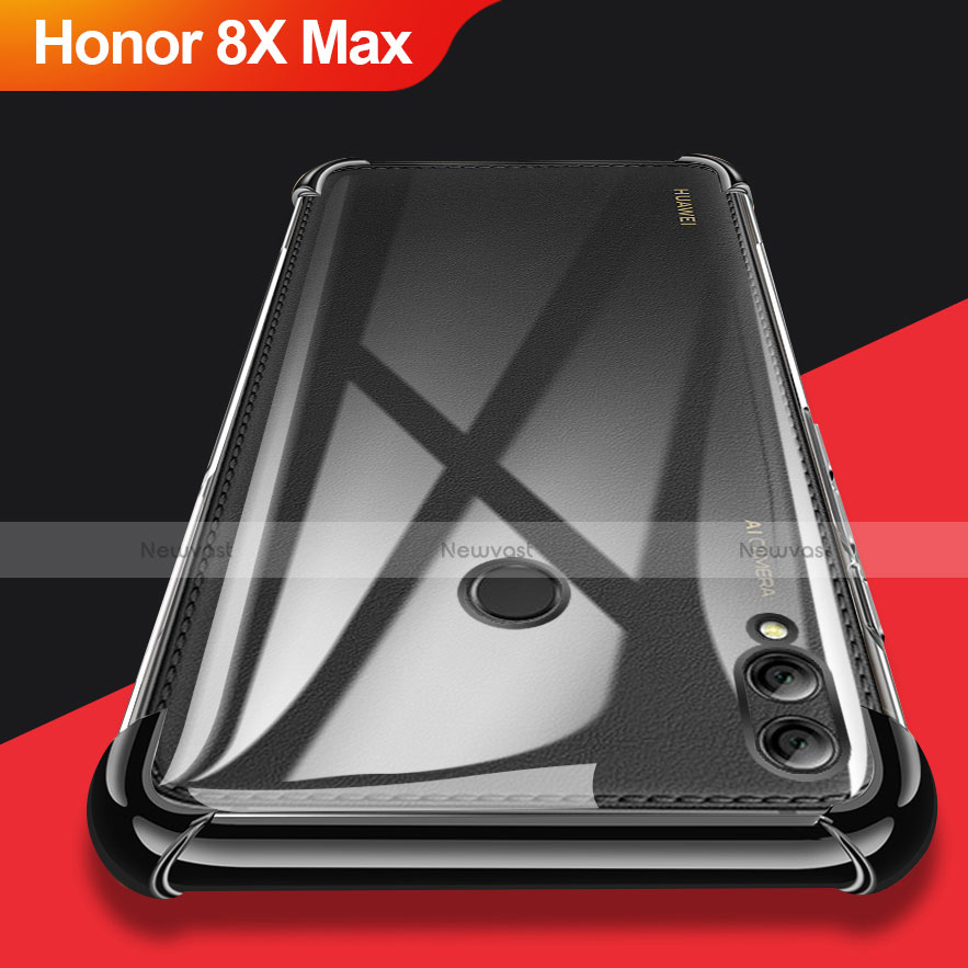 Ultra-thin Transparent TPU Soft Case T08 for Huawei Honor 8X Max Black