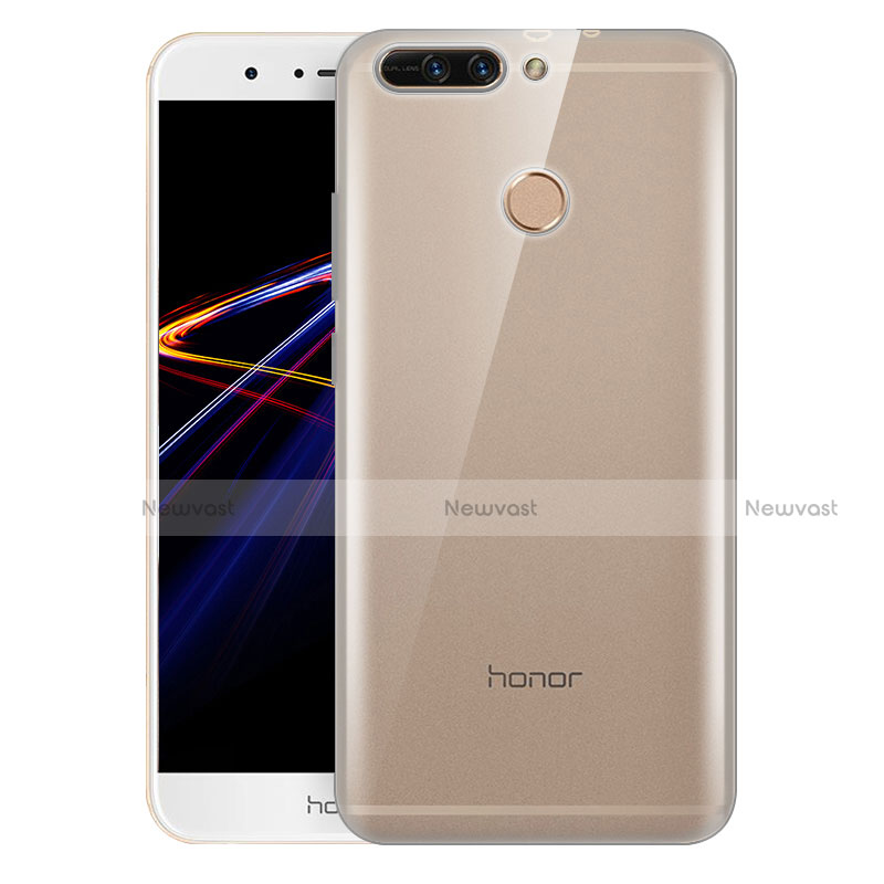 Ultra-thin Transparent TPU Soft Case T08 for Huawei Honor V9 Gray