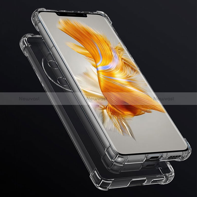 Ultra-thin Transparent TPU Soft Case T08 for Huawei Mate 50 Pro Clear