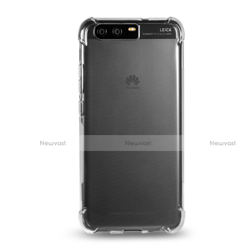 Ultra-thin Transparent TPU Soft Case T08 for Huawei P10 Plus Clear