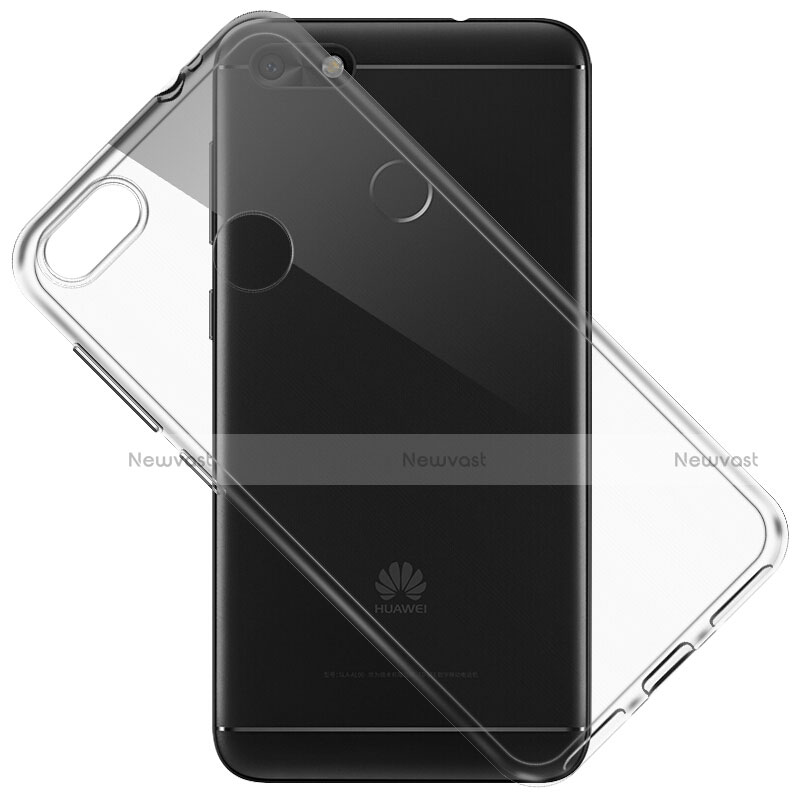 Ultra-thin Transparent TPU Soft Case T08 for Huawei Y6 Pro (2017) Clear